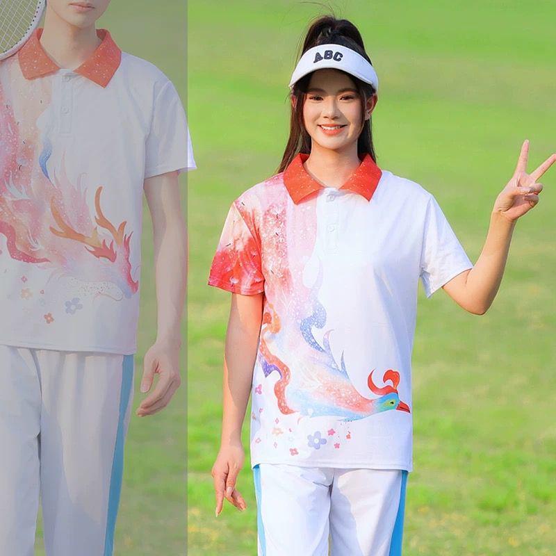 Conjunto de Sudadera para Competición Deportiva Estilo Chino para Colegio y Escuela Secundaria - Uniforme Escolar de Tres Piezas