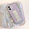 Purple Cake Candle Compatible iPhone 14/15/16/17 Pro Max Protective Chain Case