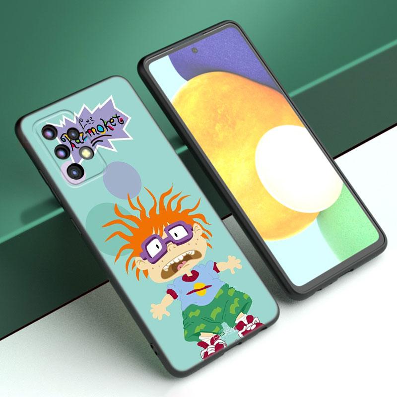 Cartoon R-Rugrats Phone Case For Samsung A13 A22 A24 A32 A23 A25 A34 A35 A52S A53 A54 A55 A73 5G A12 A14 A15 A31 A33 A50 A51 A72