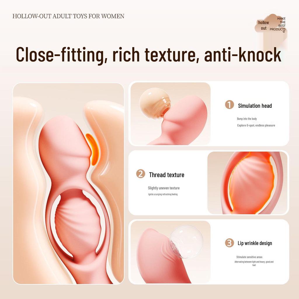 Laureus Hollow Wearable Vibrator: G-Spot Stimulating, Multi-Frequency, App-Controlled Adult Toy