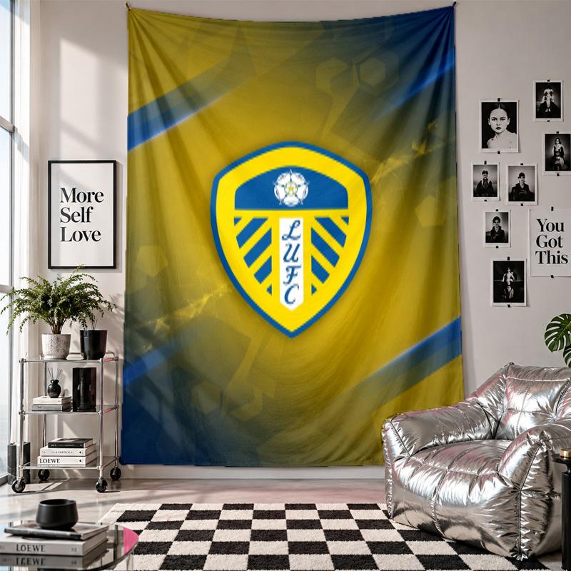 Leeds United Wall Tapestry Home Decor Wall Hanging Cloth for Bedroom Living Room Background