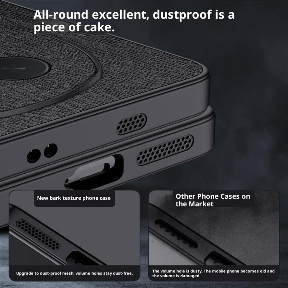 For Honor Magic8 Pro 5G Case Wood Texture PU Leather Coated PC TPU Phone Cover