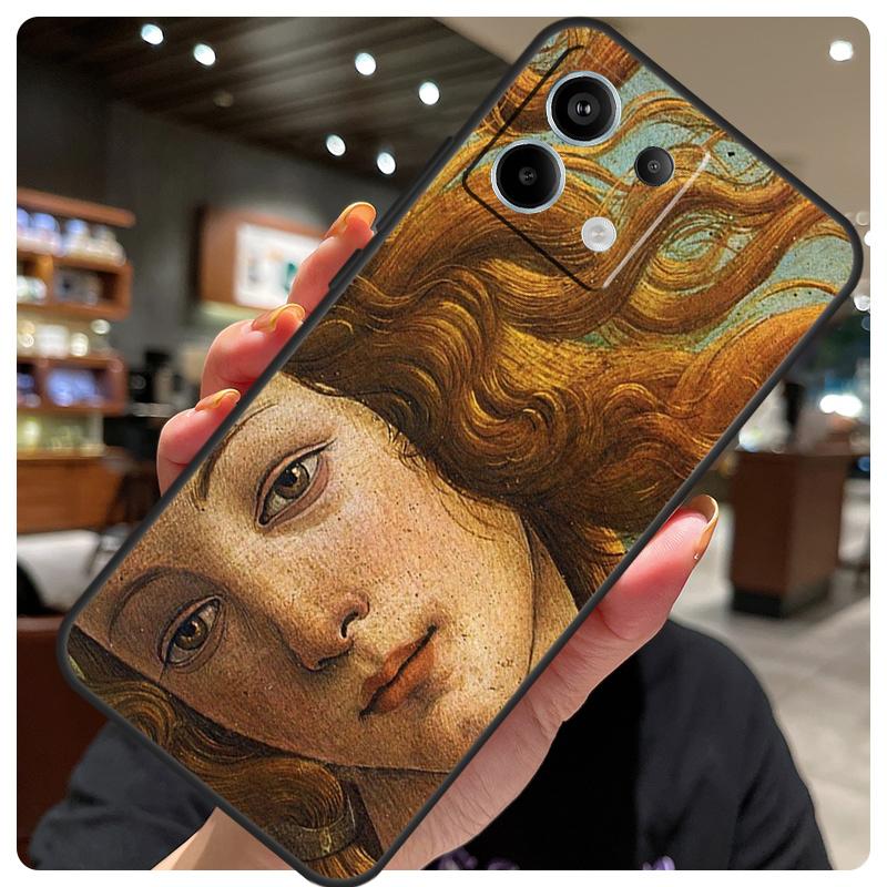 Art Paintings The Birth Of Venus Case For Xiaomi Redmi Note 11 10 12 13 14 15 Pro Plus Cover For Redmi 15 15C 10C 12C 13C 14C