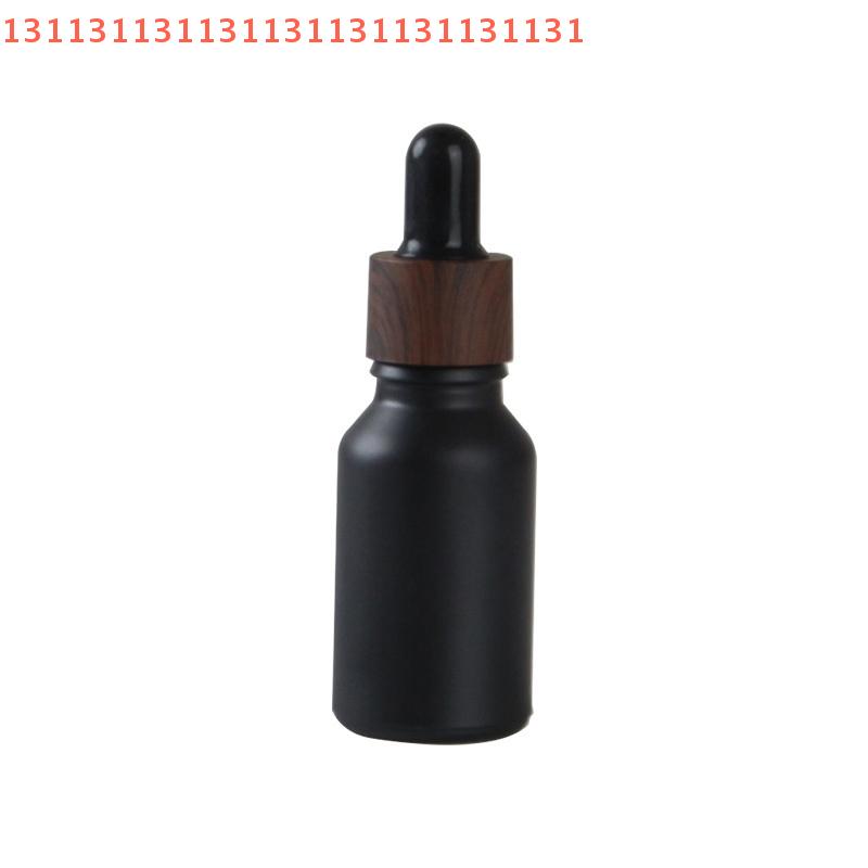Frosted Black Glass Dropper Bottles Bright Glass Empty Dripper Pipette Bottle Plastic Lid For Essential Perfume Oil Serum