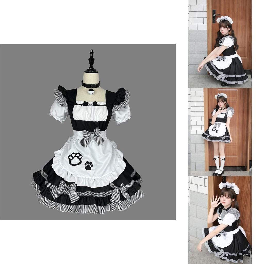 Cute And Classic Maid Costume Set For Cosplay Perfect For Anime And Games