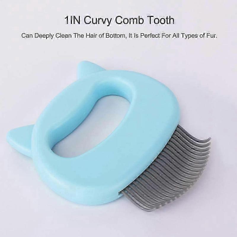 Cat Comb Massager Pet Hair Removal Massaging Shell Comb Massage Tool