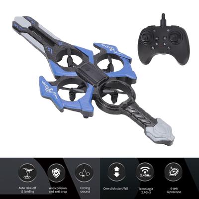 Avion RC Épée Volante Télécommande RC Avion en Mousse EVA avec Lumière LED pour le Divertissement