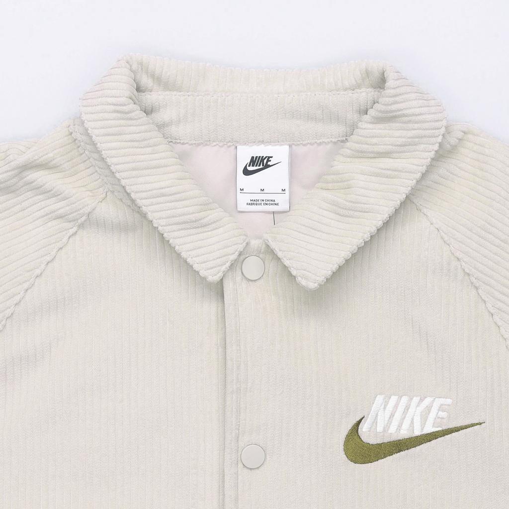 Nike Embroidered Logo Casual Long Sleeve Jacket Men Jackets Light-Redwood-Brown FZ5737-104