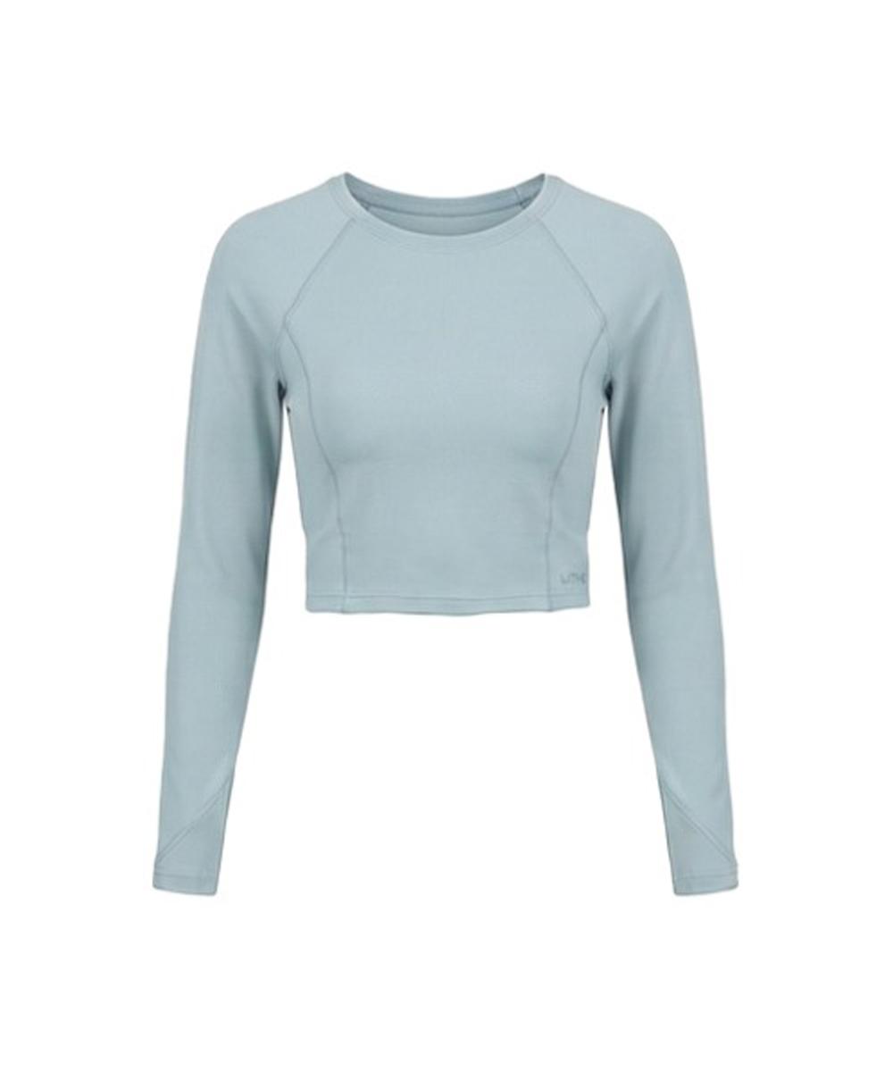Ride Fingerhole Crop T-Shirt Baby Pink/Free