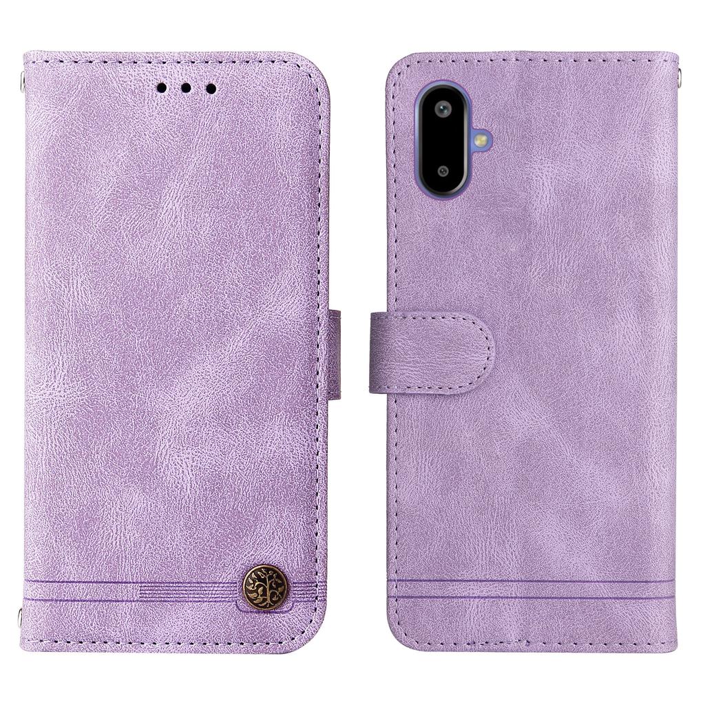 For Samsung Galaxy F06 5G Leather Wallet Cases Skin Touch Phone Cover Stand with Strap
