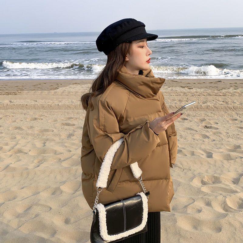 Winter Fashion Korean Style Short Down Cotton Coat Women Student Puffer Jacket