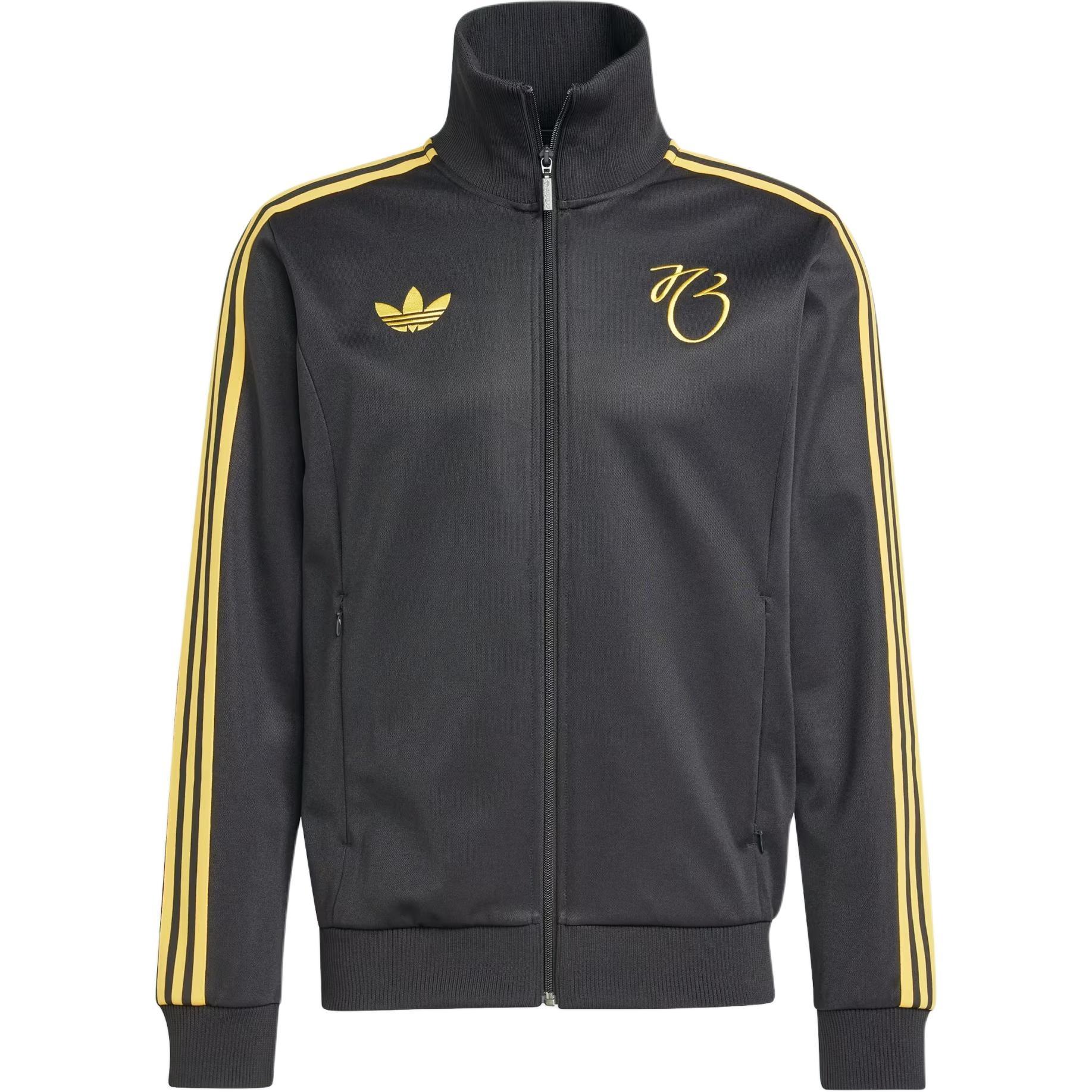 adidas Jude Bellingham Track Top Asia Sizing Black Yellow Men s IM7923 XS