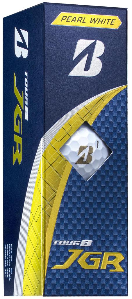 BRIDGESTONE TOUR B JGR 2025 Golf Pearl Pack of J5GX Balls, White, 12,