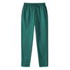 Unisex Spring Fall Pants with Side Pockets Elastic Waist Straight Wide Leg Sweatpants