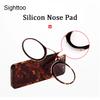 Sighttoo Nose Resting Reading Glasses Men Readers Glasses Pince-Nez Prescription Glasses  With Case Prescription  Eyewear
