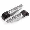 Pair of Rear Foot Pegs Aluminum Alloy Pedals Fit for MT‑10 MT‑09 MT‑07 Tracer900 FZ6