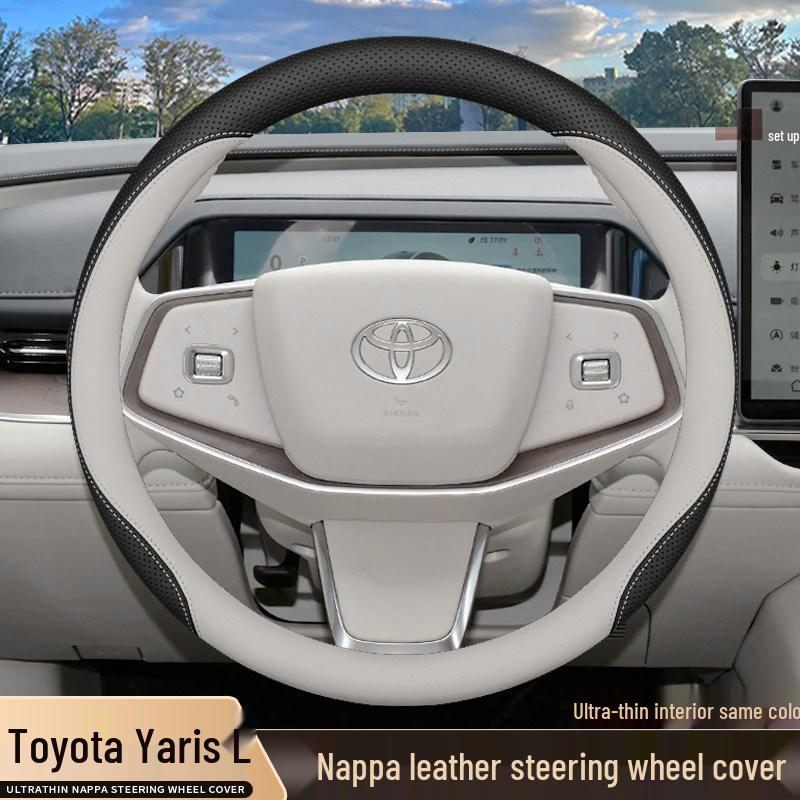 Ultra-thin Steering Wheel Cover for Toyota Yaris L - Dedicated Interior Modification Accessory