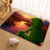 Sad Frog PEPE Floor Mat Floor Mat Soft Flannel Non-Slip Door  Rug for Living Room