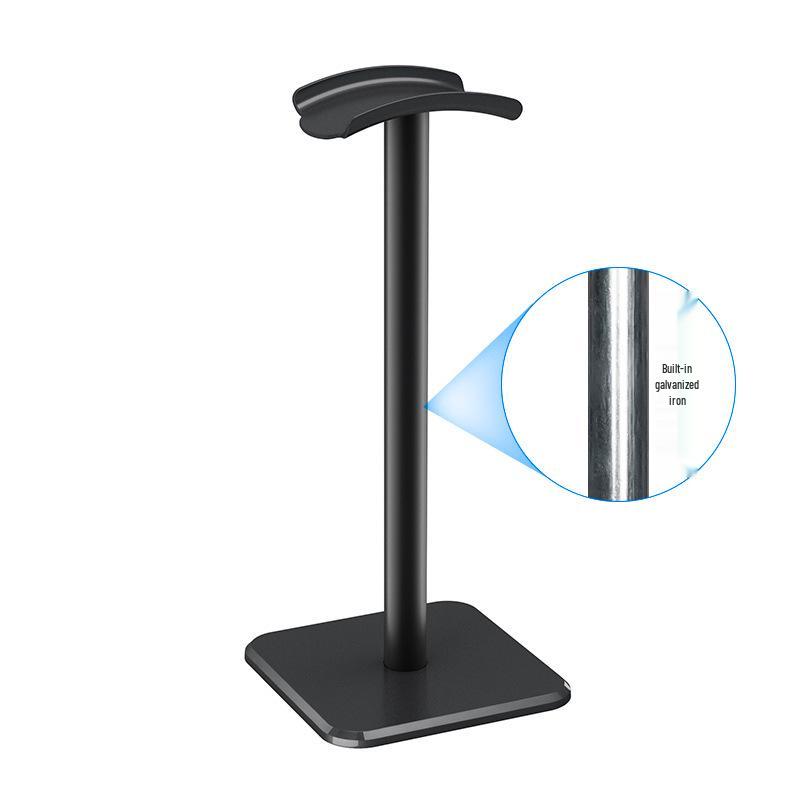 Aluminum Headphone Stand with Counterweight - Over-Ear Desktop Hanger for Gaming Headsets
