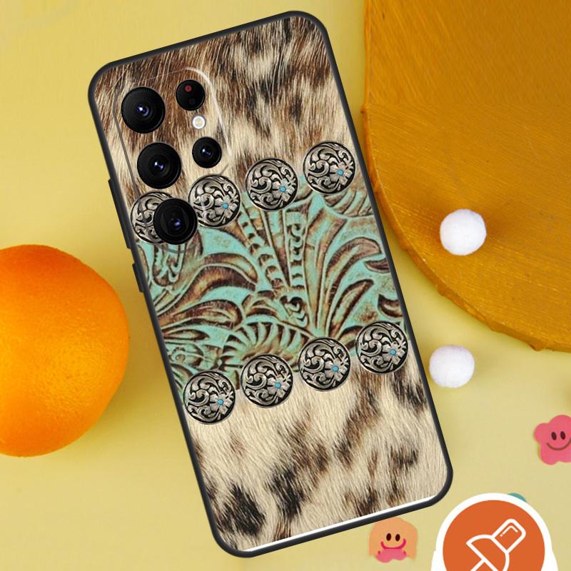 Western Cowgirl Cowboy Phone Case For Samsung Galaxy S25 Ultra S23 S22 S21 Ultra S9 S10 S20 Plus S24 FE Funda Cover