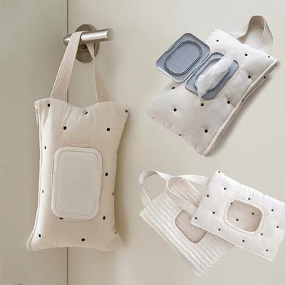 Scatola per fazzoletti montata sull'auto per bambini Carretto per bambini Borsa per tovaglioli di carta Scatola per fazzoletti portatile rimovibile Borsa per pannolini Accessori per passeggini