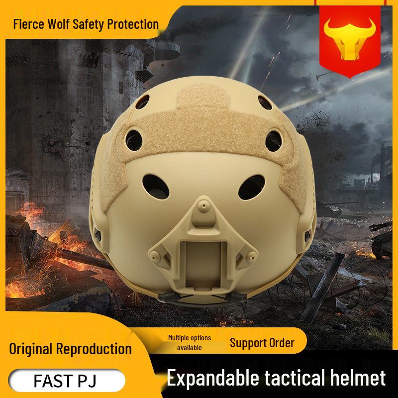 FAST Function Tactical Helmet with Holes for Outdoor Sports Cycling and Real CS Training.