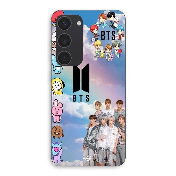 Coque de téléphone - MANIACASE - Samsung Galaxy S23 Plus - Kpop BTS - Silicone - Souple