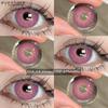 Eyeshare 2pcs NEW Colored Contact Lenses Fashion Blue Eyes Lenses Gray Beauty Pupils Brown Eyes Contacts Green Lens 6 Months Use