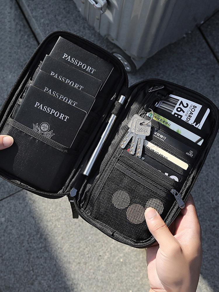 Herren High-End Reiseunterlagen- und Passorganizer Geldbörse