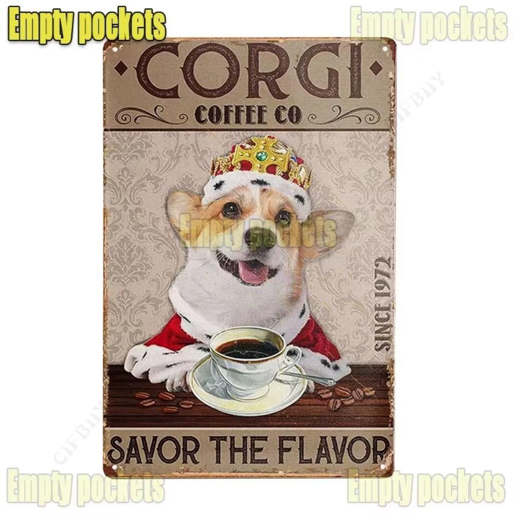 Metal Wall Art Dog Poster