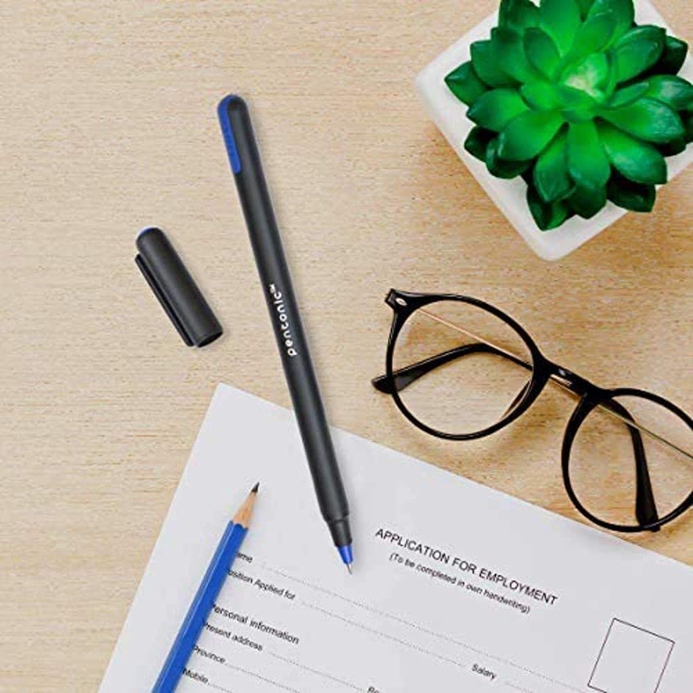 Pentonic 0.7 Mm Black Ball Pen Blister Pack of 1 X 10pcs | Smooth Writing for Office, School & Home