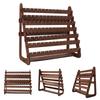 Wooden Tray Wood  Earring Holder Anti-slip Jewelry Stall Display Retro Earring Rack  Rings