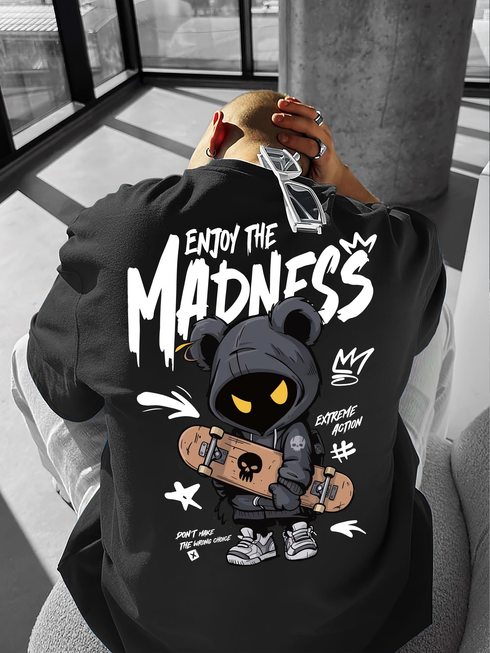 2026 Hot Sale Hot Selling Fashionable Men Women Cartoon Letter Printed Comfortable and Breathable Round Neck T-shirt Outdoor Street Style Tee Top 4XL
