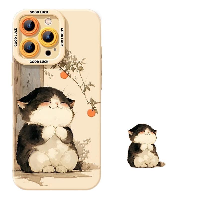Orange cat iPhone11Pro mobile phone case Apple 11Plus/11Pro cute 11/11 cartoon 11 soft case