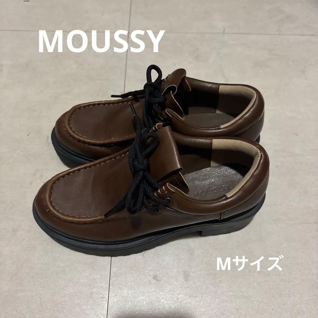 MOUSSY Thick-soled loafers M Brown