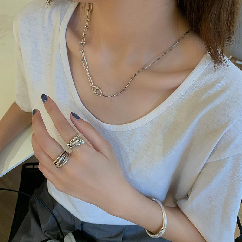 925 Sterling Silver Vintage Style Ring For Women Unique Fashionable Adjustable Design