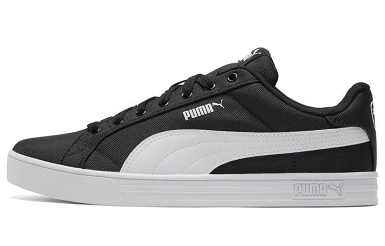 PUMA Smash Vulc Retro Casual Skateboarding Shoes Unisex Black 385554-02 35.5