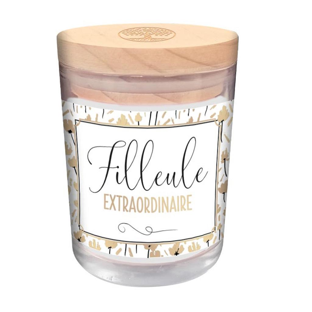 Les Trésors De Lily [R6065] - 'Filleule Extraordinaire' Scented Candle (cherry) - 92x70mm