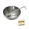 Sauna Room Stainless Steel Essential Oil Bowl Round 12CM Aromatherapy Bowl Sweat Steaming Room Accessories