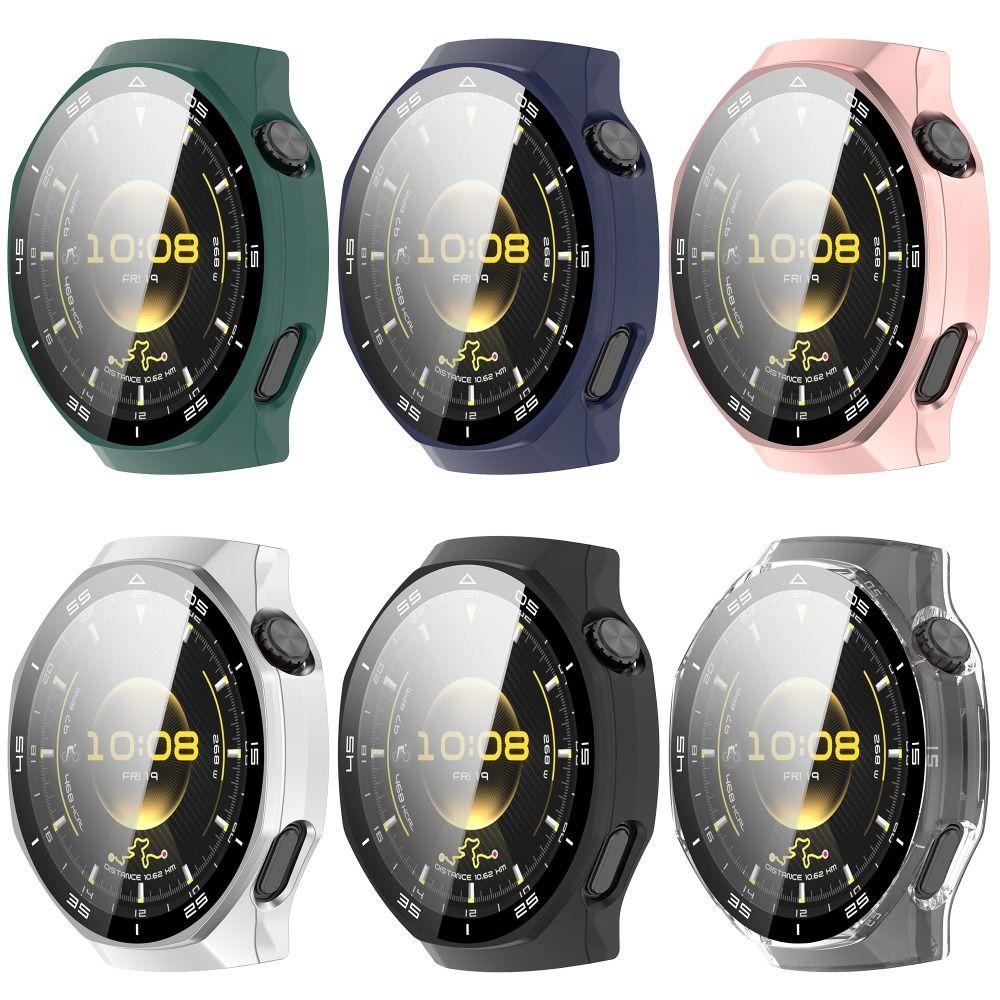 Tempered PC Screen Protector Anti-Scratch Cover Shell for Huawei Watch GT 6 Pro 46MM