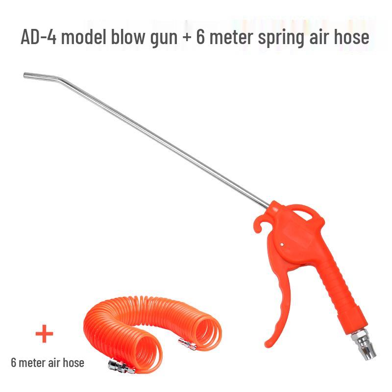 Extended High-Pressure Pneumatic Air Blower & Dusting Gun Tool