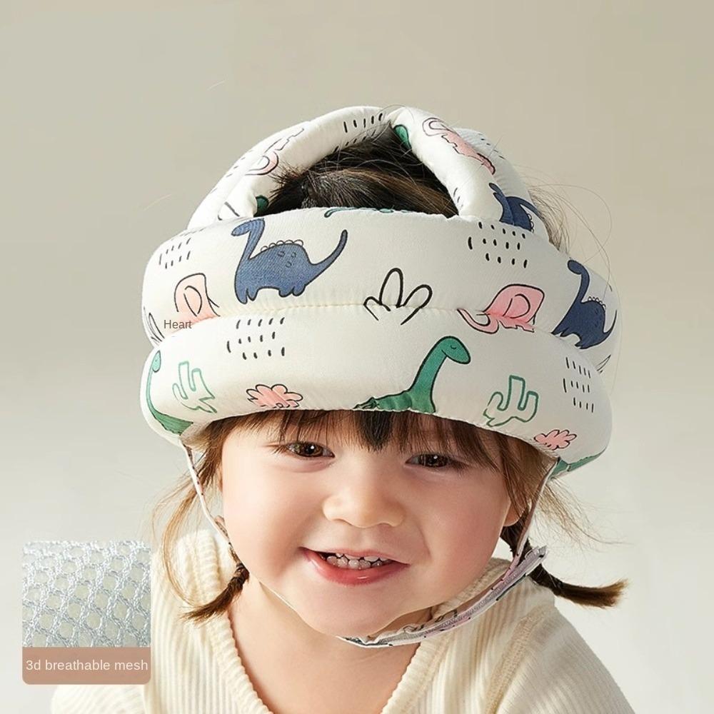 

Бавовняний дитячий протиударний шолом 360 градусів Захисний капелюх Новий дитячий шолом Захист голови дитини під час ходьби dinosaur