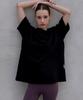 Debiweeo Pigment Loose Fit Tee Devi-T0156-Black