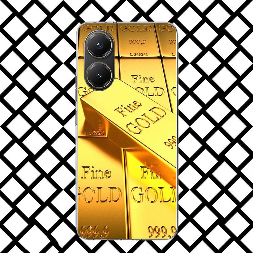 Fine Gold Pattern Printing Phone Case for Xiaomi Poco F7 Ultra X7 X6 X5 Pro X4 Gt M8 M7 Redmi 15 15C 13 13C 12 12C Soft Cover Fu