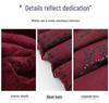 Plus Size Winter Padded Cotton Jacket for Elderly Women, Thickened Tang Suit Style for Grandma or Mom