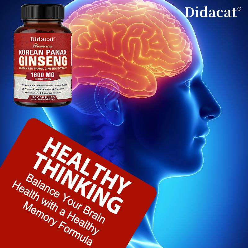 An Energy-boosting Dietary Supplement. Helps Maintain Good Memory. 120 Capsules.
