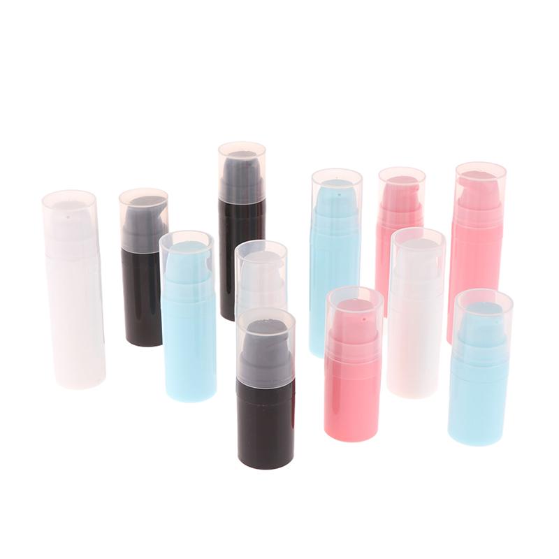 Refillable Lotion Bottles Airless Pump Vacuum Toiletries Container Empty Plastic Cosmetic Bottle 5Ml 10Ml 15Ml