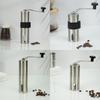 Highquality Stainless Steel Manual Coffee Grinder With Removable Hand Crank For Home Brewing Enthusiasts