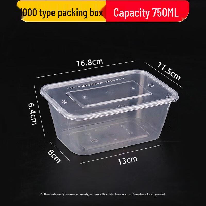 Rectangular 1000ml Takeaway Containers
