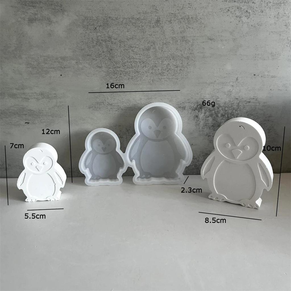 Niedlicher Pinguin Elch Weihnachtsbaum Schneemann Gips Silikonform Handgemacht Duftseife Gipsform Festival Haus Handwerk Dekoration